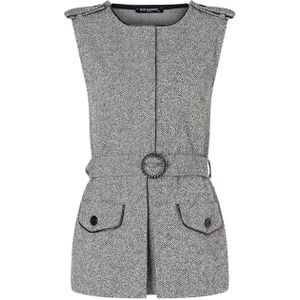 Ana Alcazar Top grijs (Maat: 40) - Halslijn: Ronde hals,