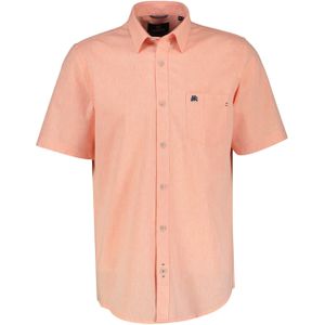 Lerros Overhemd korte mouw oranje (Maat: M)