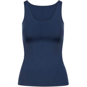 CC Heart Dames top blauw (Maat: 42) - Effen - Halslijn: Vierkante hals,