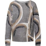 Rabe - Pullover - Grijs - Dames - Ronde Halslijn