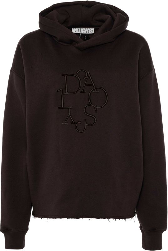 10 Days - Dames Sweater - Bruin - Capuchon