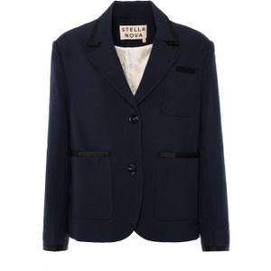 Stella Nova Blazer blauw (Maat: 36) - Effen