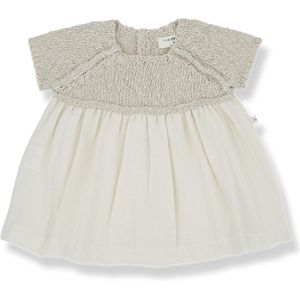 One More in the family Jurk beige (Maat: 12M) - Baby