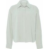 OPUS - Falve - Overhemdblouse - Puur Katoen - Relaxed Fit - Met Borstzak