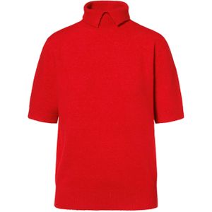 Beaumont - BRIANA - Trui - Rood - Effen - Halslijn Polokraag