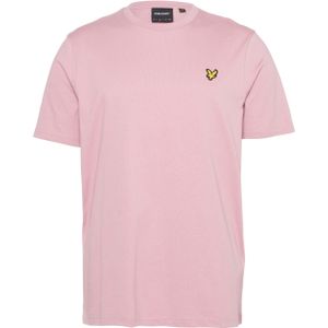 Lyle & Scott Heren t-shirt roze (Maat: XL) - Logo - Halslijn: Ronde hals,