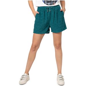 Alix The Label A jacquard terry shorts korte broek groen (Maat: XS)
