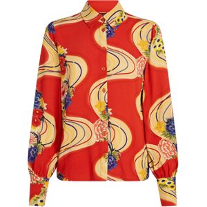 Blouse dames - King Louie - Rood/Multicolour