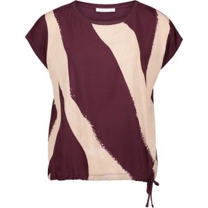 Betty & Co - Casual Shirt - Rood - Dames - Met Print