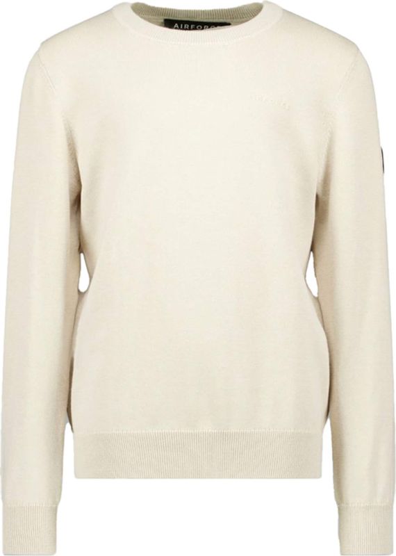 Airforce - Trui Knitwear - Gebroken Wit - Gebreide Truien