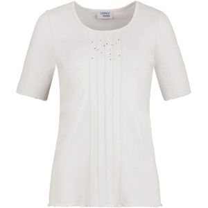 Sommermann - Dames T-shirt - Wit - Effen - Ronde Halslijn