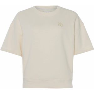 Nukus Trui beige (Maat: S) - Effen - Halslijn: Ronde hals,