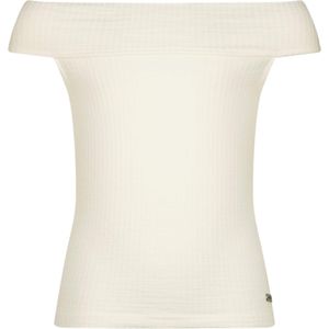 Vingino T-Shirt wit (Maat: 164) - Effen - Halslijn: Off shoulder,
