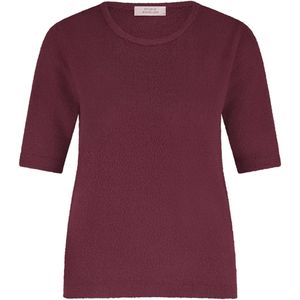 Studio Anneloes Trui paars (Maat: S) - Effen - Halslijn: Ronde hals,