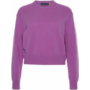 Ralph Lauren Trui paars (Maat: M) - Effen - Halslijn: Ronde hals,