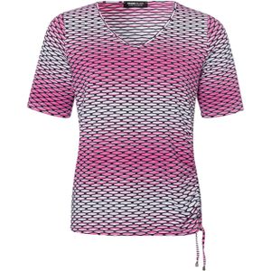 Frank Walder T-shirt roze (Maat: 44) - Ombre - Halslijn: V-hals,