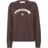 Sofie Schnoor - Parisienne - Vrouwentrui - Donkerbruin - Casual Snit