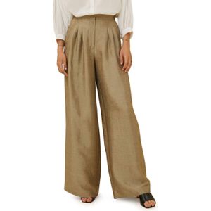 By Bar Eli gloss pant broek goud (Maat: L)