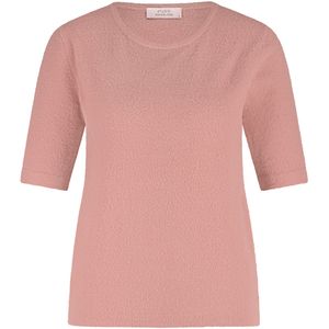 Studio Anneloes Dames trui roze (Maat: XS) - Effen - Halslijn: Ronde hals,