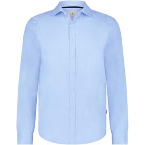 State of Art Overhemd lange mouw blauw (Maat: XL) - Effen