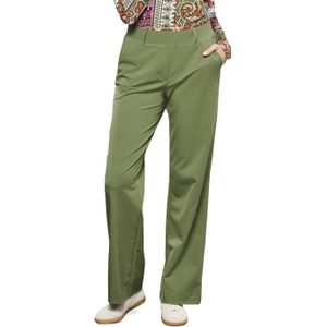 &Co Woman PATRICE TRAVEL broek groen (Maat: 3XL) - Effen