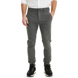 Plain JOSH 315 GREY MELANGE heren broek grijs (Maat: 28-32)