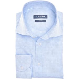 Ledub Overhemd extra lange mouw m7 blauw (Maat: 45)