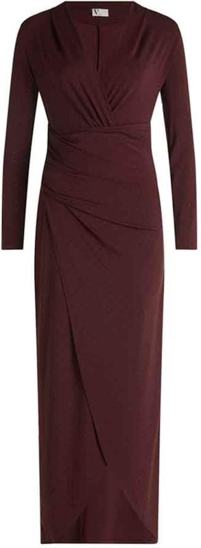 Vera Mont - Wikkel Avondjurk - Rood - Glitter