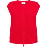 Betty Barclay Gebreid vest  rood