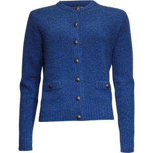 Roberto Sarto Vest blauw (Maat: 44) - Effen - Halslijn: Ronde hals,