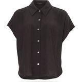 Opus - Donkerbruine Blouse - Structuur