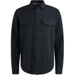 Vanguard - Casual Hemd - Blauw - Lange Mouw - Brushed Mel - VSI2509227/5073