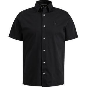 Vanguard Overhemd korte mouw zwart (Maat: 3XL) - Effen
