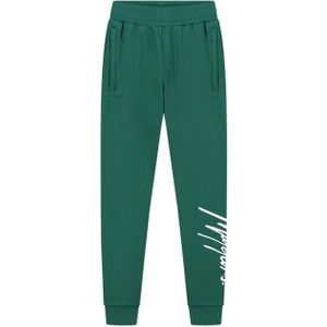 Malelions Split sweatpants broek groen (Maat: 128)