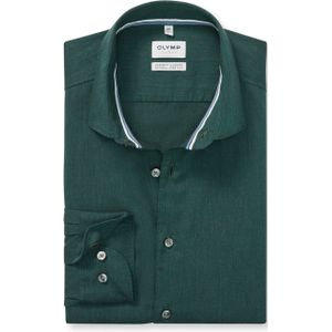 OLYMP - Level Five - Overhemd - Donkergroen - Body Fit - Kent