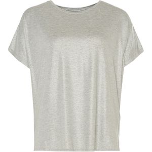 Majestic Filatures T-shirt grijs (Maat: 38) - Effen - Halslijn: Ronde hals,