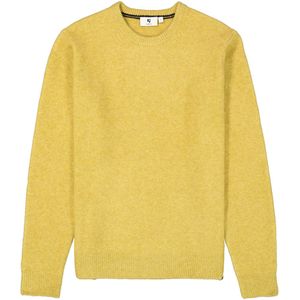 Garcia Heren trui geel (Maat: 3XL) - Effen - Halslijn: Ronde hals,