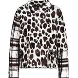 Monari Dames trui bruin (Maat: 36) - Halslijn: Opstaande kraag,