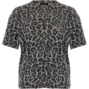 Anine Bing Dames t-shirt grijs (Maat: XS) - Halslijn: Ronde hals,