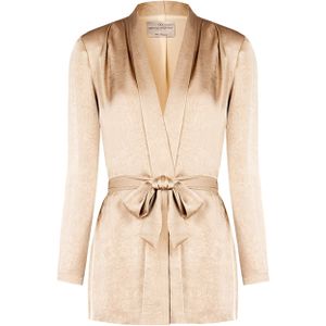 Rinascimento Blazer beige (Maat: S) - Effen