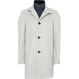 Mario Fiorenzo Heren jas grijs (Maat: 58) - Mélange