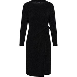 &Co Woman - Jurk - Zwart - Met Glitter
