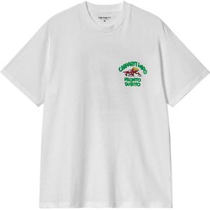 Carhartt WIP Heren t-shirt wit (Maat: S) - TekstFotoprint