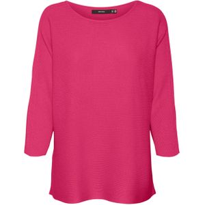 Vero moda Trui roze (Maat: L) - Effen - Halslijn: Ronde hals,