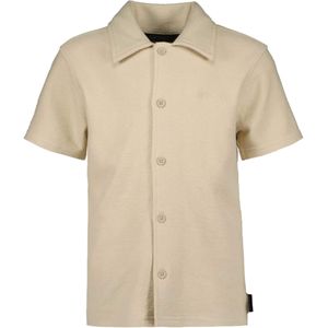 Airforce Overhemd korte mouw beige (Maat: 176) - Effen