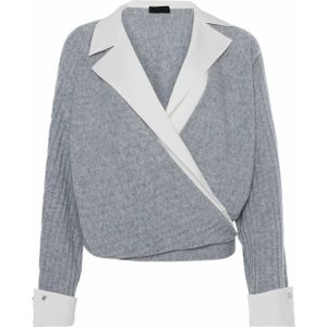 Liu Jo Dames vest grijs (Maat: S) - Effen