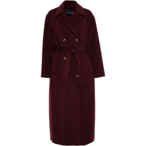 STUDIO AR Dames jas bordeaux (Maat: 38) - Effen