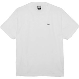 Obey T-shirt wit (Maat: M) - Fotoprint - Halslijn: Ronde hals,