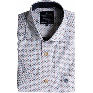 Fellows United Overhemd korte mouw multicolor (Maat: XL)