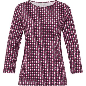 Rabe Dames longsleeve paars (Maat: 38) - Halslijn: Ronde hals,